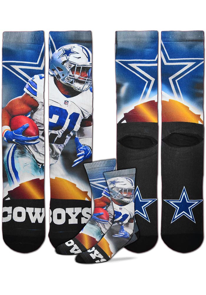 Dallas Cowboys City Star Mens Crew Socks