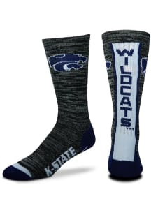 K-State Wildcats Vortex Mens Crew Socks