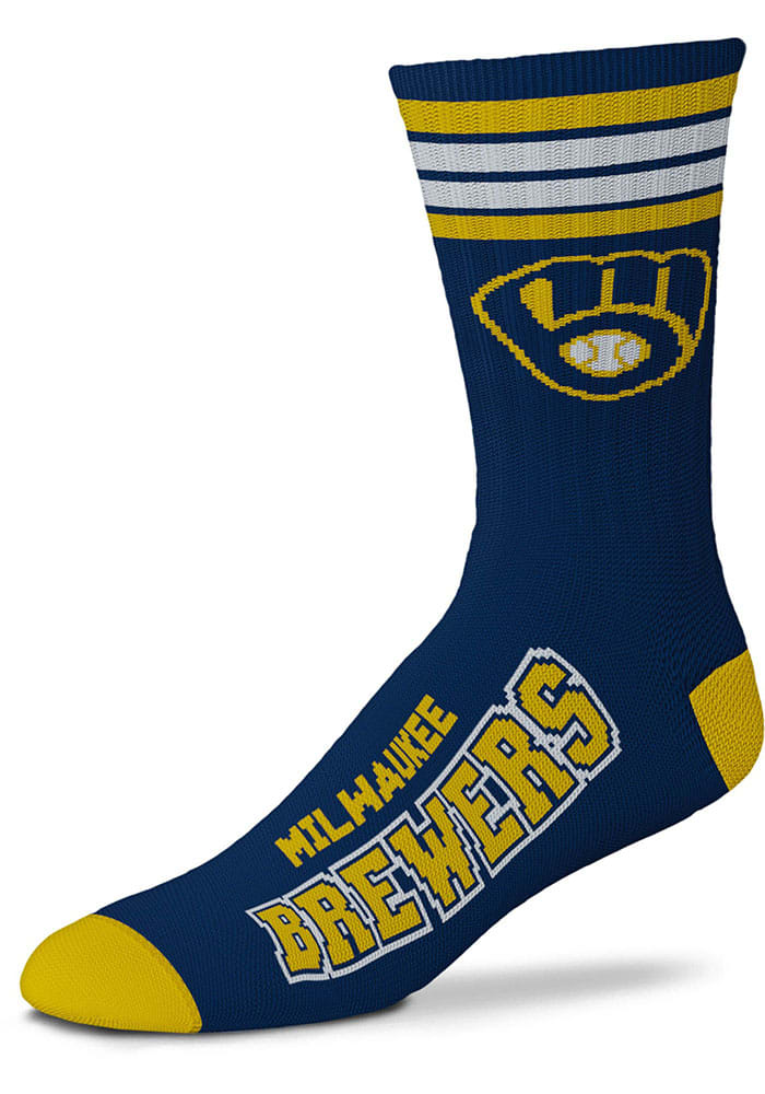 Men's Stance Milwaukee Brewers City Connect Crew Socks Size: Large