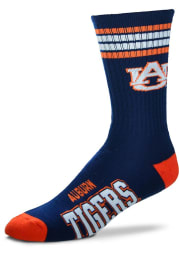 Auburn Tigers 4 Stripe Deuce Mens Crew Socks