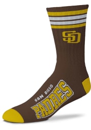 San Diego Padres Blue 4 Stripe Duece Youth Crew Socks