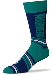 Seattle Mariners Go Team Mens Dress Socks