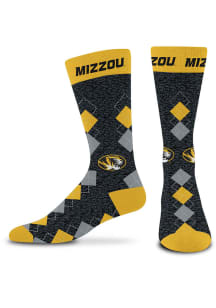 Missouri Tigers Fan Nation Mens Argyle Socks