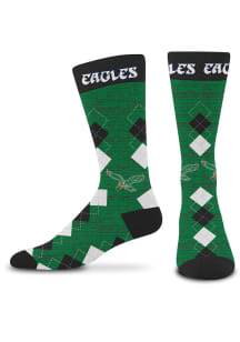 Philadelphia Eagles Fan Nation Mens Argyle Socks