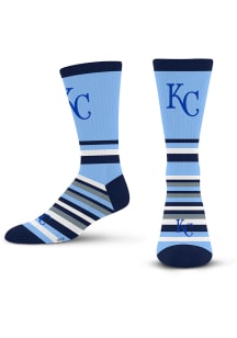 Kansas City Royals Lotta Stripe Mens Crew Socks
