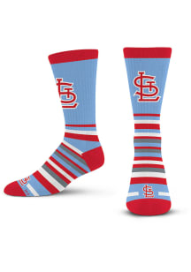 St Louis Cardinals Coop Lotta Stripe Mens Crew Socks