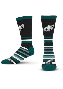 Philadelphia Eagles Lotta Stripe Mens Crew Socks