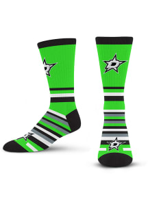 Dallas Stars Lotta Stripe Mens Crew Socks