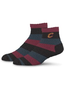 Cleveland Cavaliers Rainbow Stripe Womens Quarter Socks