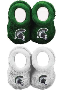 Michigan State Spartans 2pk Baby Bootie Boxed Set
