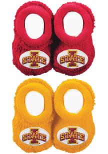 Iowa State Cyclones 2pk Baby Bootie Boxed Set