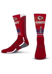 Kansas City Chiefs SB LVIII Mens Crew Socks