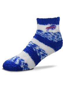 Buffalo Bills Stripe Sleep Womens Quarter Socks