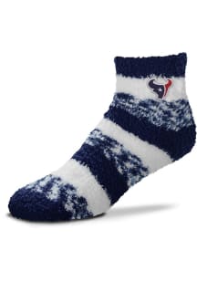 Houston Texans Sleepsoft Fuzzy Womens Quarter Socks