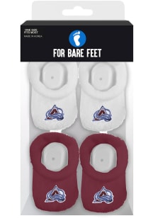 Colorado Avalanche Team Logo Baby Bootie Boxed Set