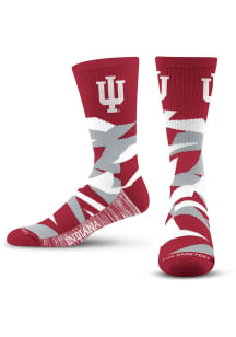 Indiana Hoosiers Shattered Mens Crew Socks