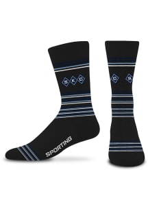 Sporting Kansas City 525 Skinny Stripes Mens Dress Socks
