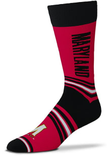 Go Team Maryland Terrapins Mens Dress Socks - Red