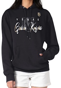 4Her Vegas Golden Knights Womens Black Shadow Hooded Sweatshirt