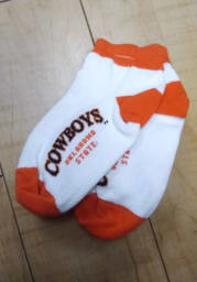 Oklahoma State Cowboys Kids No-Show Socks