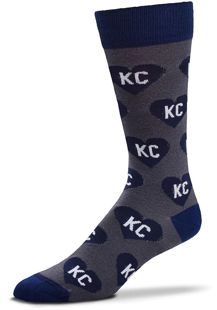 Kansas City KC Heart Mens Dress Socks
