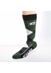Dallas Stars Calf Logo Mens Argyle Socks
