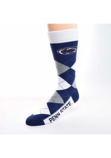 Penn State Nittany Lions Calf Logo Mens Argyle Socks