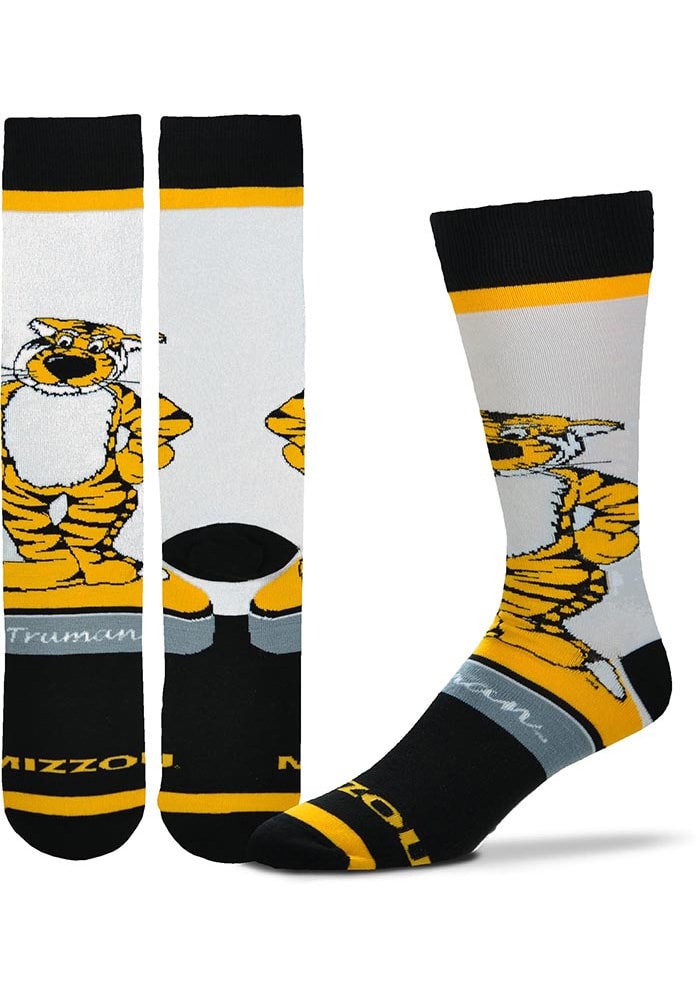 Missouri Tigers Mascot Bobblehead Mens Dress Socks