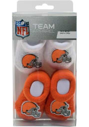 Cleveland Browns 2pk Baby Bootie Boxed Set