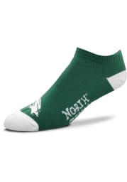 North Texas Mean Green Team Color Mens No Show Socks