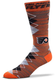 Philadelphia Flyers Fan Nation Mens Argyle Socks
