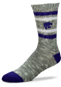 Alpine Tweed K-State Wildcats Womens Crew Socks - Purple