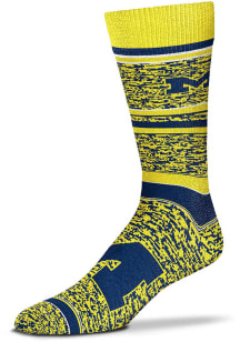 Game Time Michigan Wolverines Mens Dress Socks - Yellow