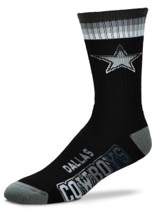 Dallas Cowboys Platinum Deuce Mens Crew Socks