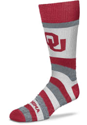 Oklahoma Sooners Pro Stripe DST Womens Crew Socks