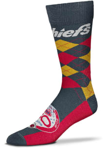 Kansas City Chiefs Classic Horizontal Mens Argyle Socks