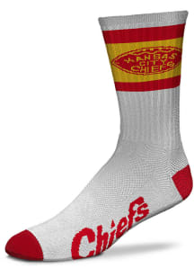 Kansas City Chiefs Classic Dual Stripe Mens Crew Socks