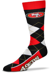 San Francisco 49ers Team Logo Mens Argyle Socks