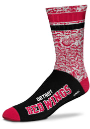 Detroit Red Wings Retro Duece Mens Crew Socks