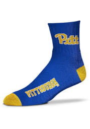 Pitt Panthers Team Color Mens Quarter Socks