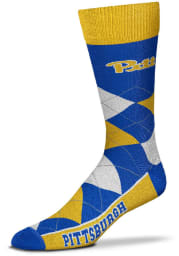 Pitt Panthers Team Color Mens Argyle Socks