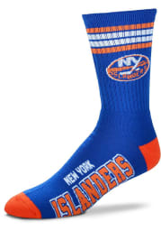 New York Islanders 4 Stripe Deuce Mens Crew Socks