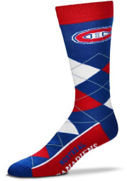 Montreal Canadiens Team Logo Mens Argyle Socks