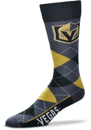 Vegas Golden Knights Team Logo Mens Argyle Socks