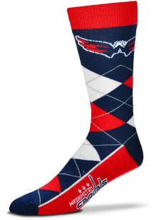 Washington Capitals Team Logo Mens Argyle Socks