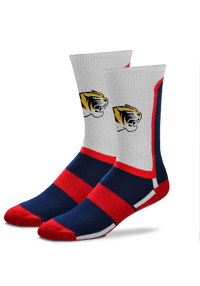 Missouri Tigers Patriotic Mens Crew Socks