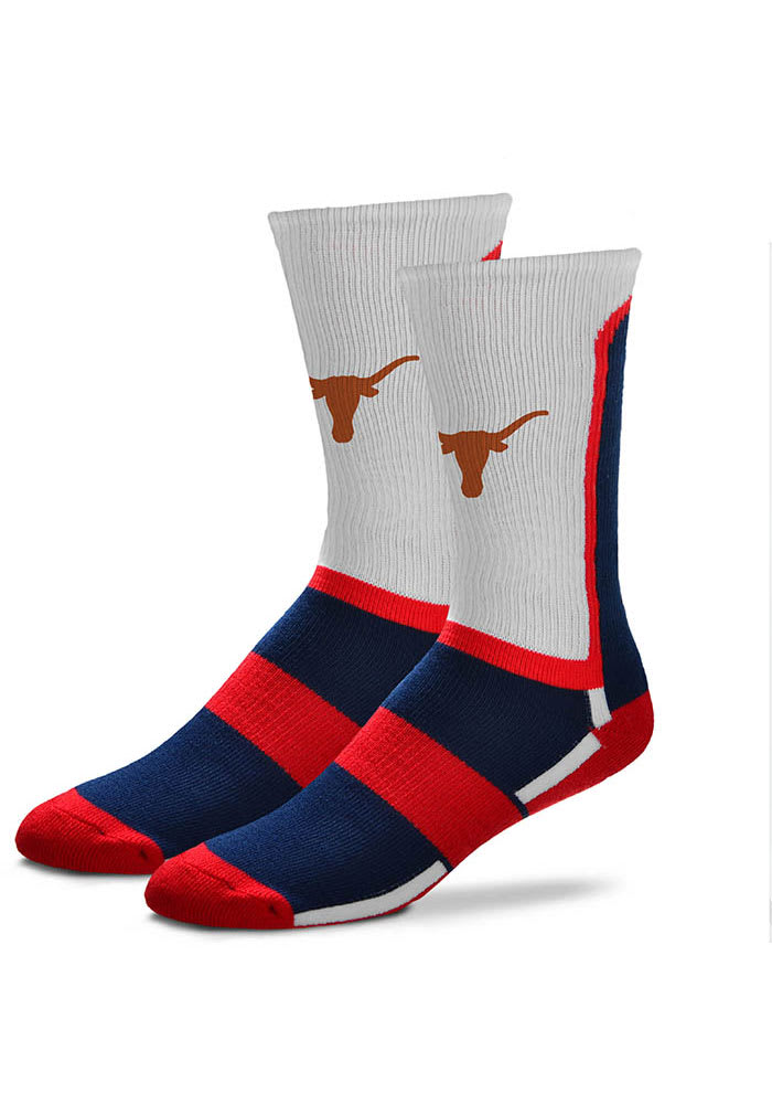 Texas Longhorns Patriotic Mens Crew Socks