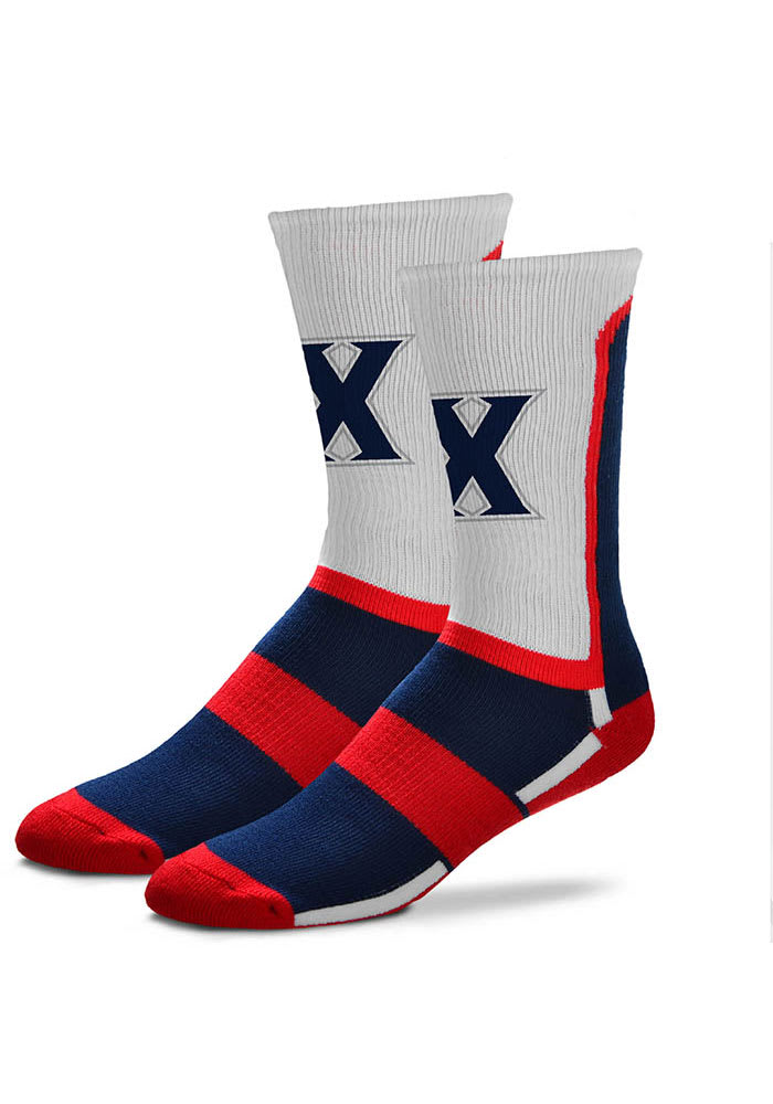 Xavier Musketeers Patriotic Mens Crew Socks