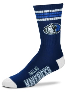 Dallas Mavericks 4 Stripe Duece Mens Crew Socks