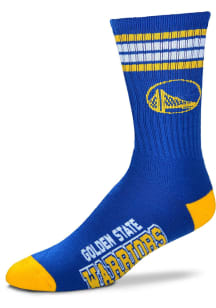 Golden State Warriors 4 Stripe Duece Mens Crew Socks